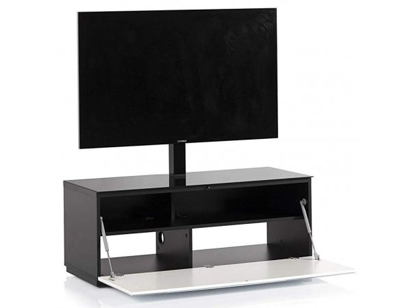 Тумба под ТВ Sonorous ST 111F BLK WHT BS Тумба под ТВ Sonorous ST 111F BLK WHT BS