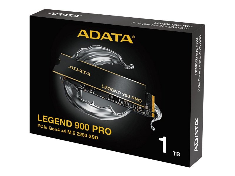 SSD накопитель ADATA Legend 900 Pro 1ТБ, M.2 2280, PCIe 4.0 x4, NVMe [SLEG-900P-1TCS]