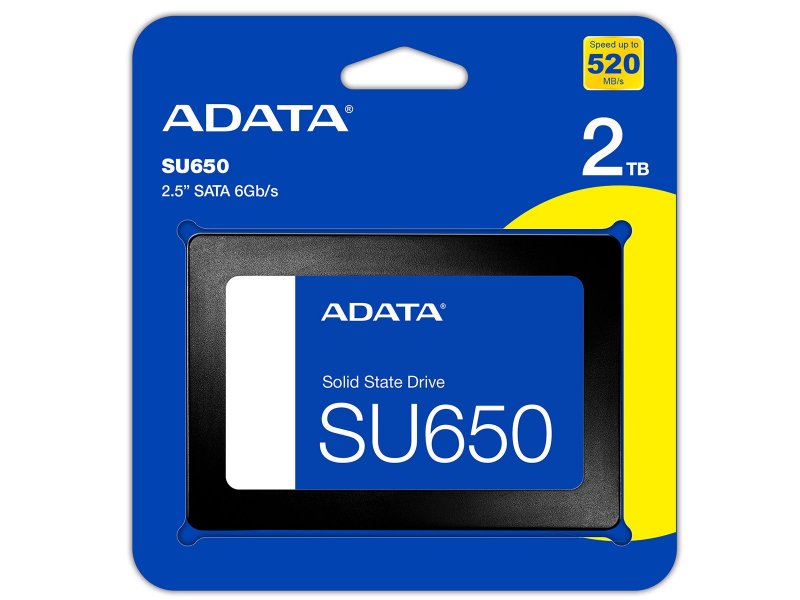 SSD накопитель ADATA Ultimate 2ТБ, 2.5" SATA, SATA III, [ASU650SS-2TT-R]