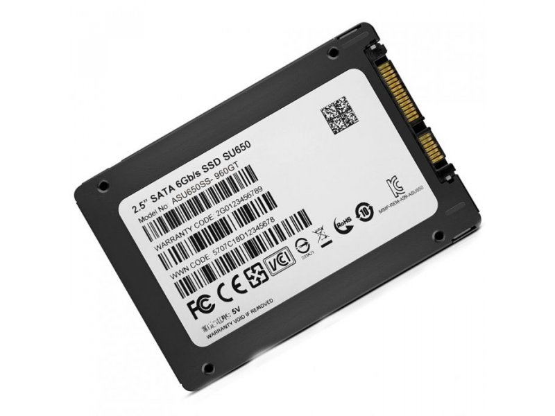 SSD накопитель ADATA Ultimate SU650 960ГБ, 2.5" SATA, SATA III, [ASU650SS-960GT-R]