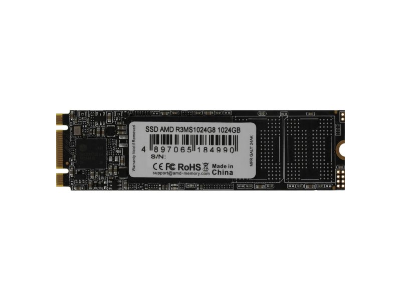 SSD накопитель AMD Radeon 1ТБ, M.2 2280, SATA III, [R3MS1024G8]