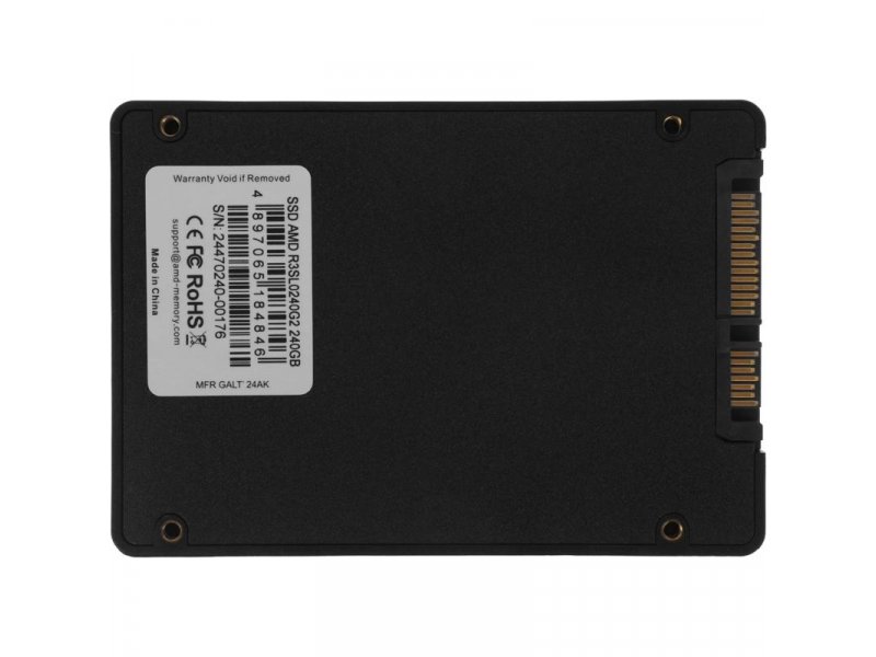 SSD накопитель AMD Radeon 240ГБ, 2.5" SATA, SATA III, [R3SL0240G2]