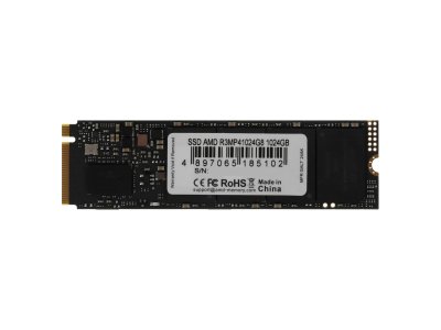 SSD накопитель AMD Radeon R3 Series 1ТБ, M.2 2280, PCIe 4.0 x4, NVMe [R3MP41024G8]