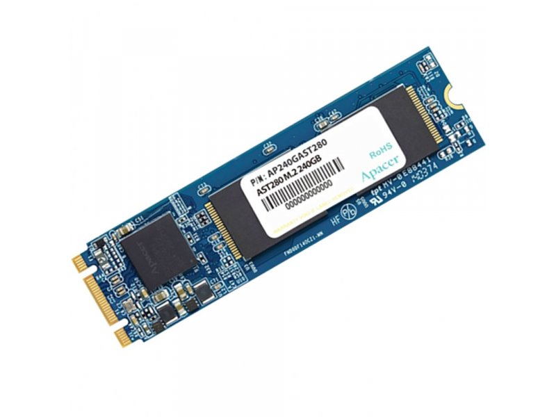 SSD накопитель Apacer AST280 480ГБ, M.2 2280, SATA III, [AP480GAST280-1]