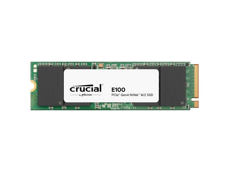 SSD накопитель Crucial E100 480ГБ, M.2 2280, PCIe 4.0 x4, NVMe [CT480E100SSD8]