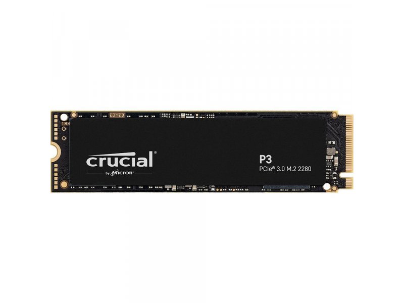 SSD накопитель Crucial P3 4ТБ, M.2 2280, PCIe 3.0 x4, NVMe [CT4000P3SSD8]