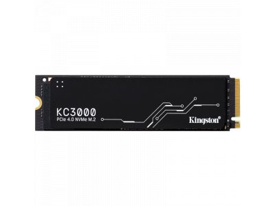 SSD накопитель Kingston KC3000 4ТБ, M.2 2280, PCIe 4.0 x4, NVMe [SKC3000D/4096G]
