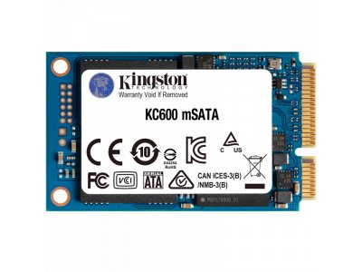 SSD накопитель Kingston KC600 1ТБ, mSATA, SATA, [SKC600MS/1024G]