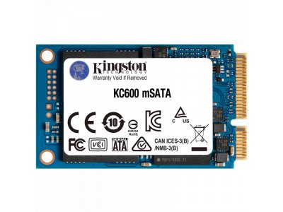 SSD накопитель Kingston SKC600 512ГБ, mSATA, SATA, [SKC600MS/512G]