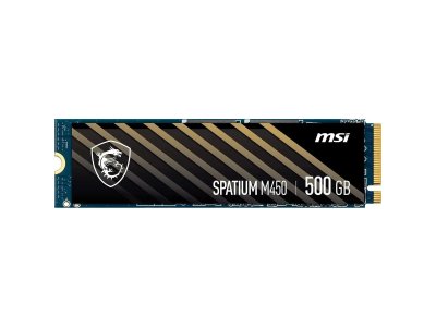 SSD накопитель MSI Spatium M450 500ГБ, M.2 2280, PCIe 4.0 x4, NVMe [S78-440K240-P83]