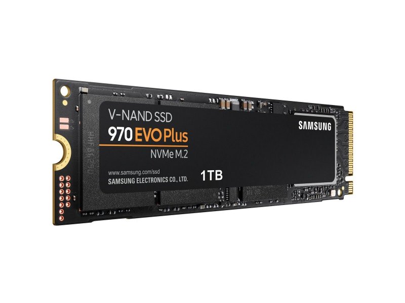 SSD накопитель Samsung 970 EVO Plus 1ТБ, M.2 2280, PCIe 3.0 x4, NVMe [MZ-V7S1T0B/AM]