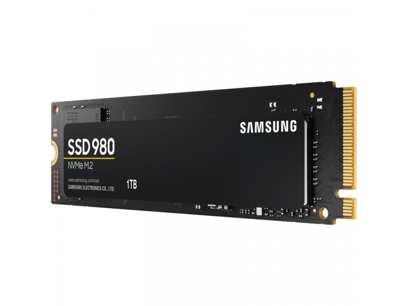 SSD накопитель Samsung 980 1ТБ, M.2 2280, PCIe 3.0 x4, NVMe [MZ-V8V1T0BW]