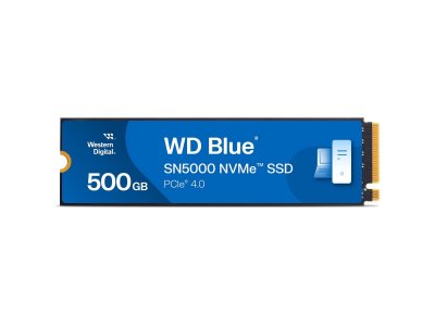 SSD накопитель Western Digital Blue SN5000 500ГБ, M.2 2280, PCIe 4.0 x4, NVMe [WDS500G4B0E]