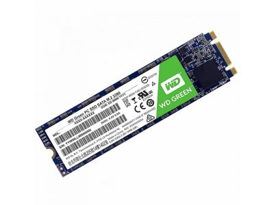 SSD накопитель Western Digital WD Green 480ГБ, M.2 2280, SATA III, [WDS480G2G0B]