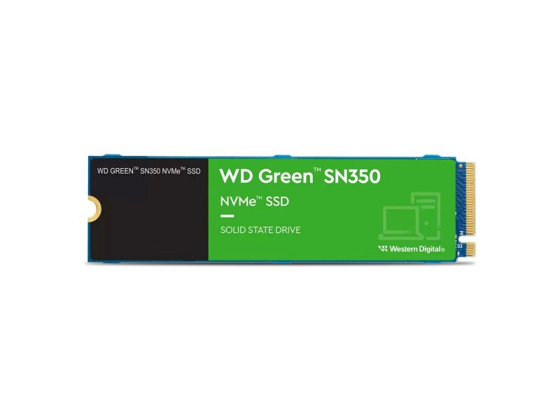 SSD накопитель Western Digital WD Green 500ГБ, M.2 2280, PCIe 3.0 x4, NVMe [WDS500G2G0C]