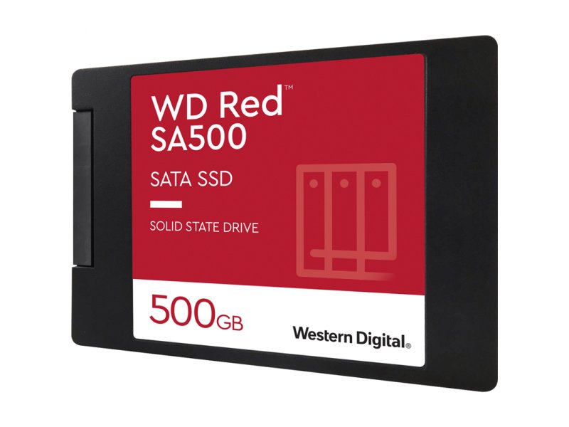SSD накопитель Western Digital WD Red 500ГБ, 2.5" SATA, SATA III, [WDS500G1R0A]