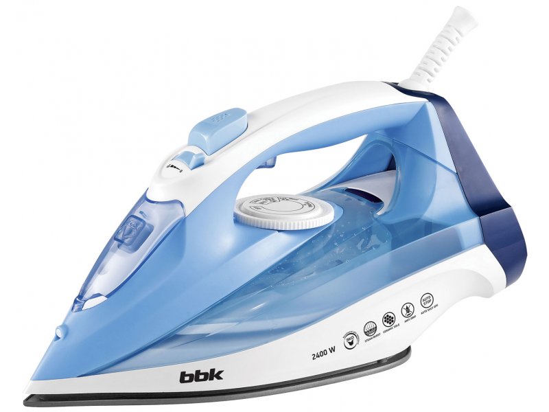 Утюг Bbk ISE-2411, голубой