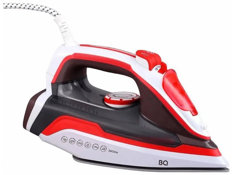 Утюг BQ SI1002 красный/белый Утюг BQ SI1002 красный/белый