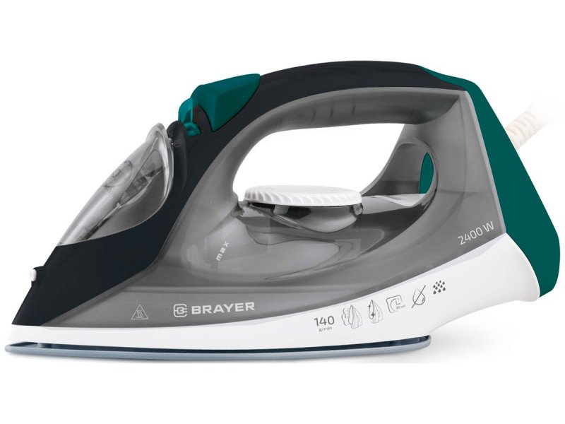 Утюг Brayer BR4008 серо-зеленый Утюг Brayer BR4008 серо-зеленый