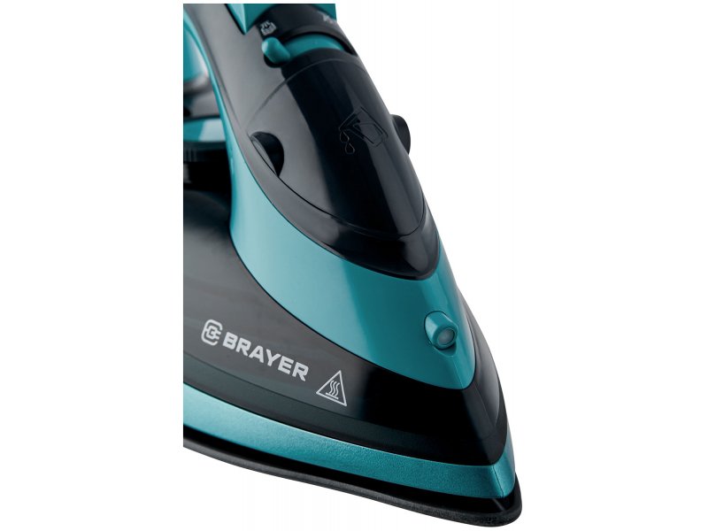 Утюг Brayer BR4019 черный/голубой