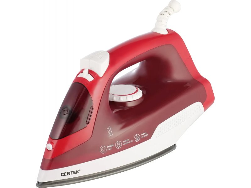Утюг Centek CT-2347 пурпурный/белый