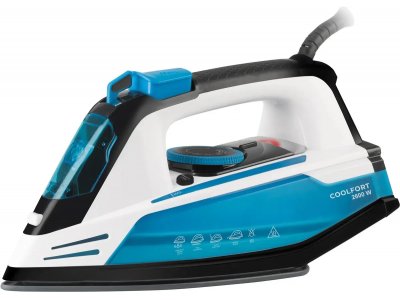 Утюг Coolfort CF-3400 синий/белый