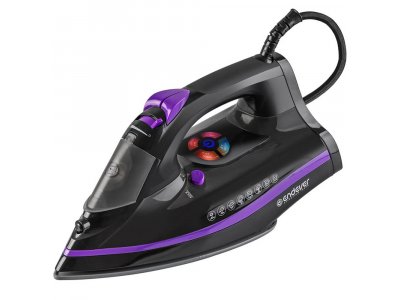 Утюг Endever Delta-230 черный/фиолетовый