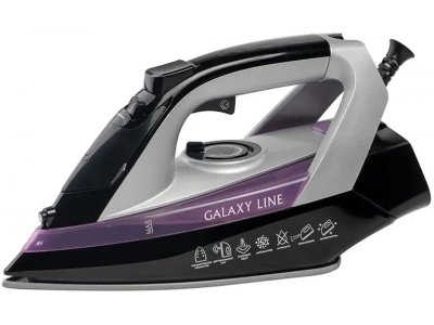 Утюг Galaxy Line GL 6128 черный/фиолетовый