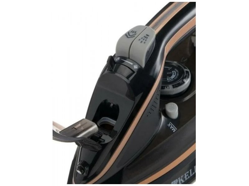 Утюг Kelli KL-1645 черный Утюг Kelli KL-1645 черный