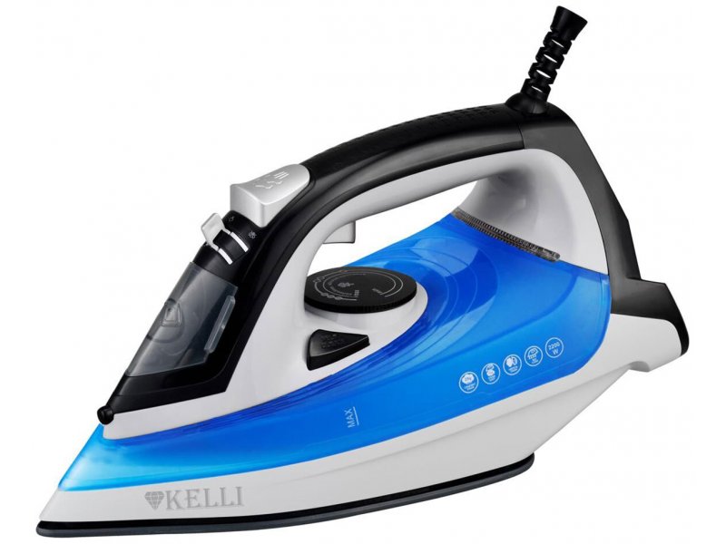 Утюг паровой Kelli KL-1653 синий Утюг паровой Kelli KL-1653 синий