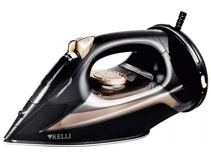 Утюг паровой Kelli KL-1655 черный Утюг паровой Kelli KL-1655 черный