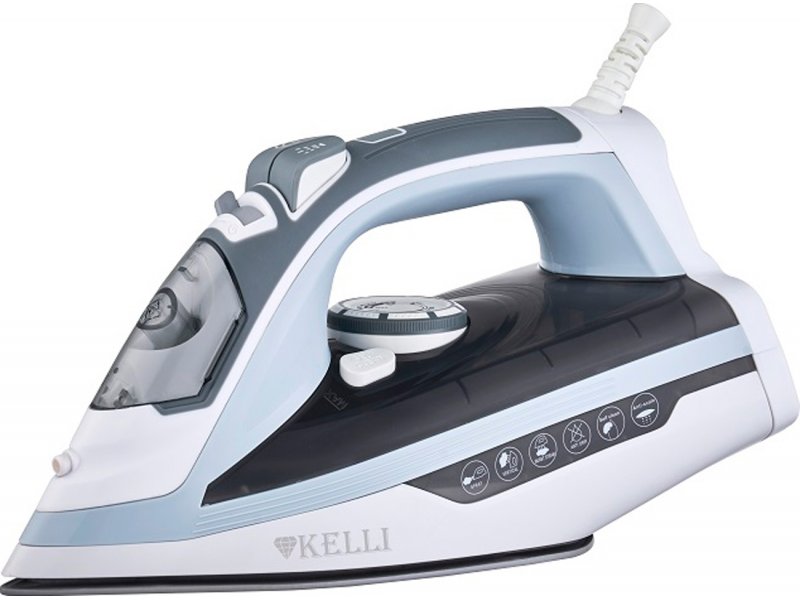 Утюг паровой Kelli KL-1658 белый