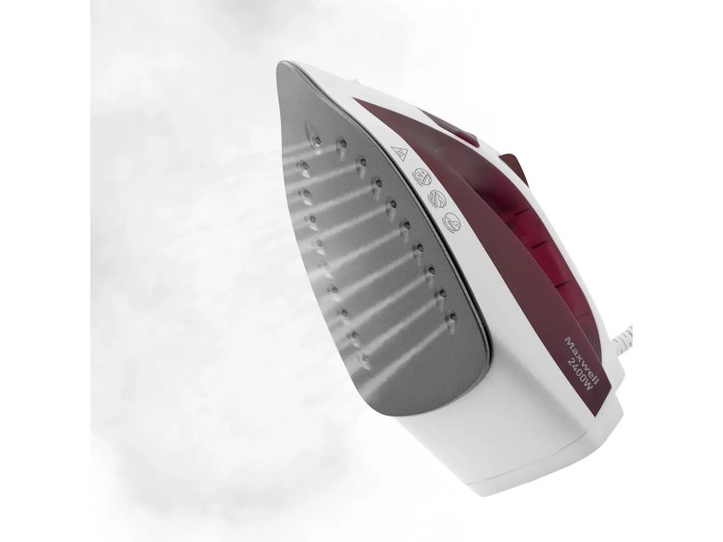 Утюг Maxwell MW-3006 белый/бордовый Утюг Maxwell MW-3006 белый/бордовый