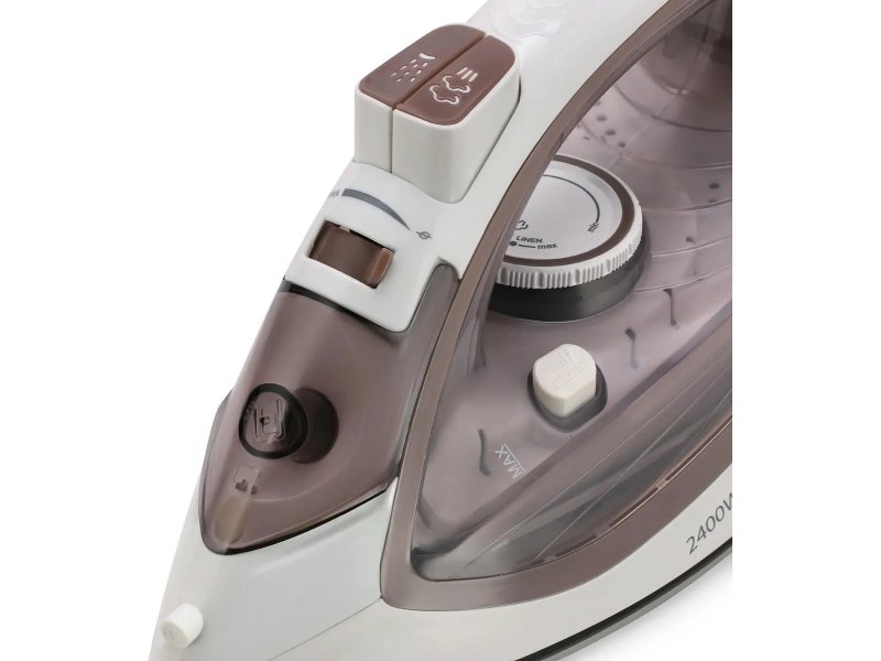 Утюг Maxwell MW-3047 белый/коричневый Утюг Maxwell MW-3047 белый/коричневый