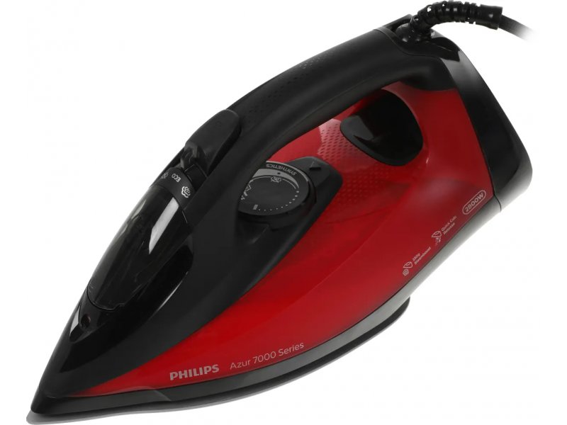 Утюг Philips DST7022/40 черный/красный