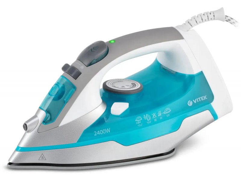 Утюг Vitek VT-1258 белый/бирюзовый Утюг Vitek VT-1258 белый/бирюзовый