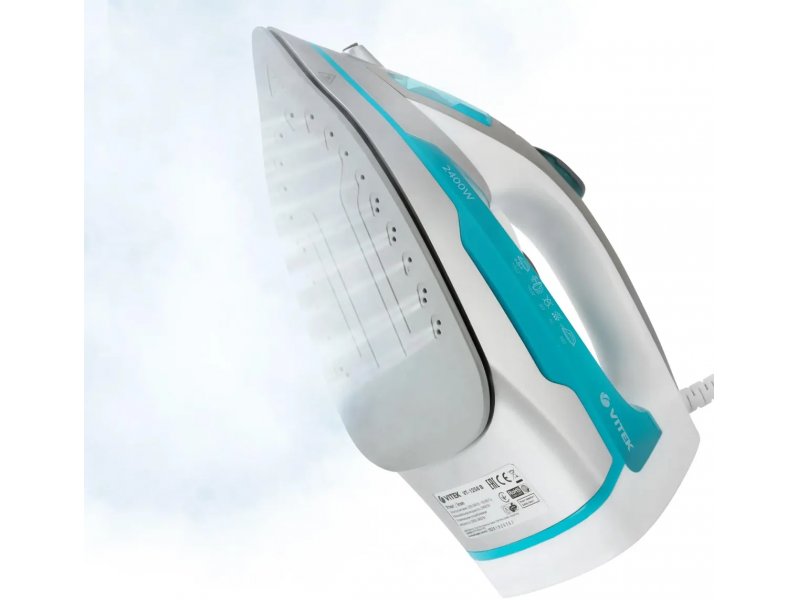 Утюг Vitek VT-1258 белый/бирюзовый Утюг Vitek VT-1258 белый/бирюзовый