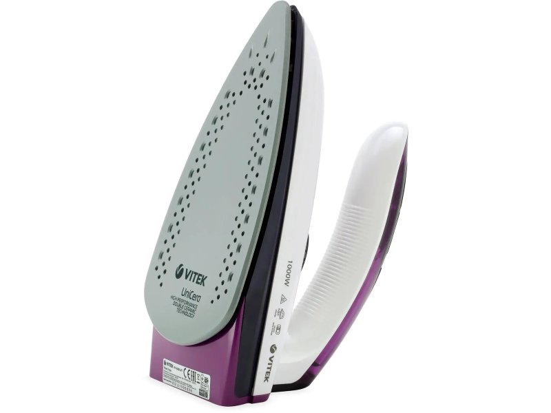 Дорожный утюг Vitek VT-8305 белый/фиолетовый