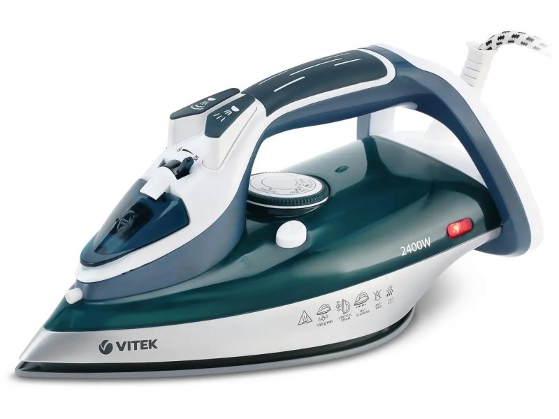 Утюг Vitek VT-8306 белый/зеленый