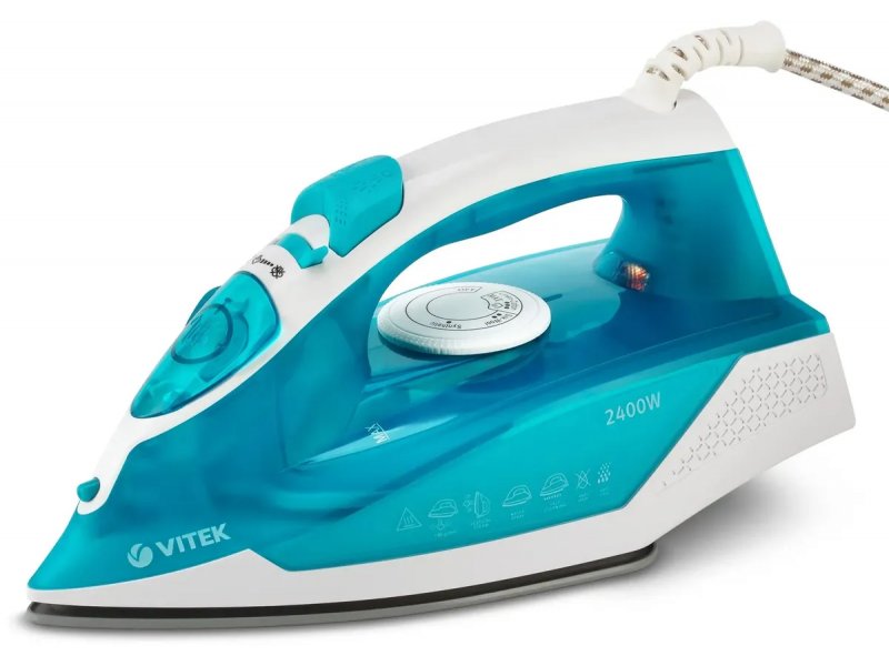 Утюг Vitek VT-8307 синий/белый