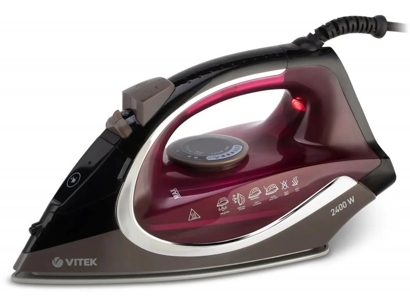 Утюг Vitek VT-8309 бордовый/черный
