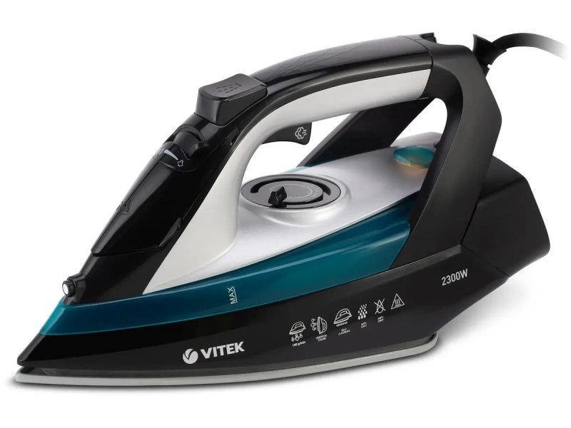 Утюг Vitek VT-8324 черный/белый/синий