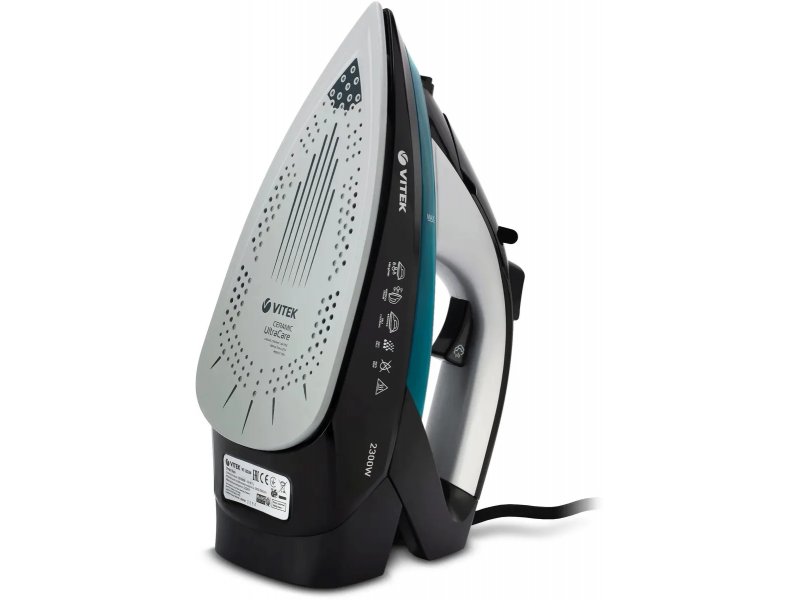 Утюг Vitek VT-8324 черный/белый/синий
