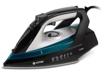 Утюг Vitek VT-8324 черный/белый/синий