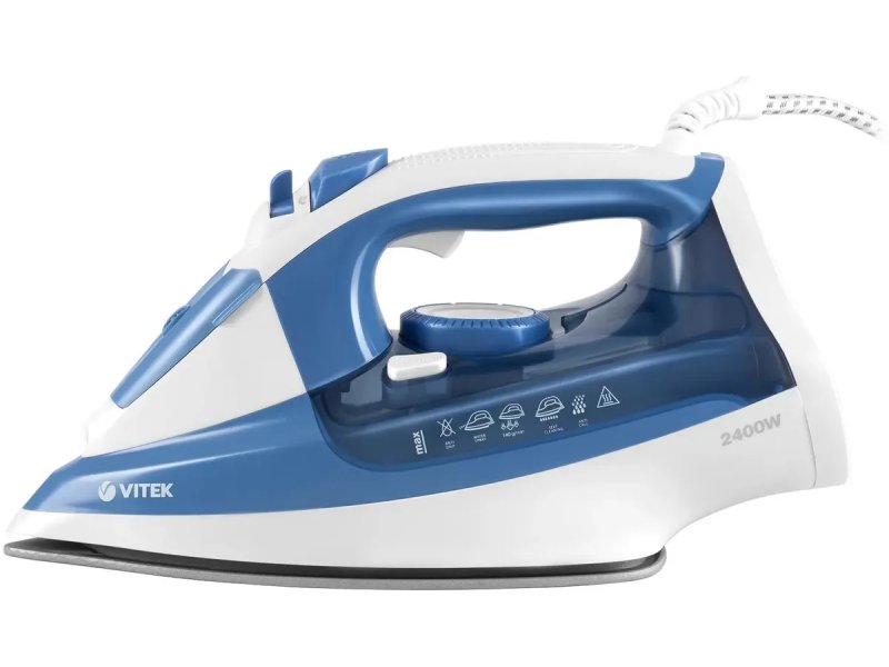 Утюг Vitek VT-8330 белый/голубой