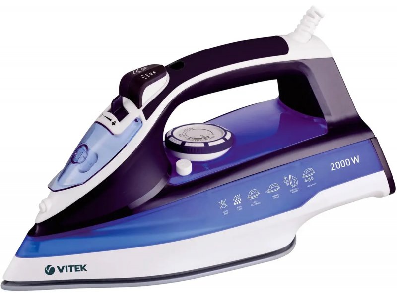 Утюг Vitek VT-8332 фиолетовый/белый