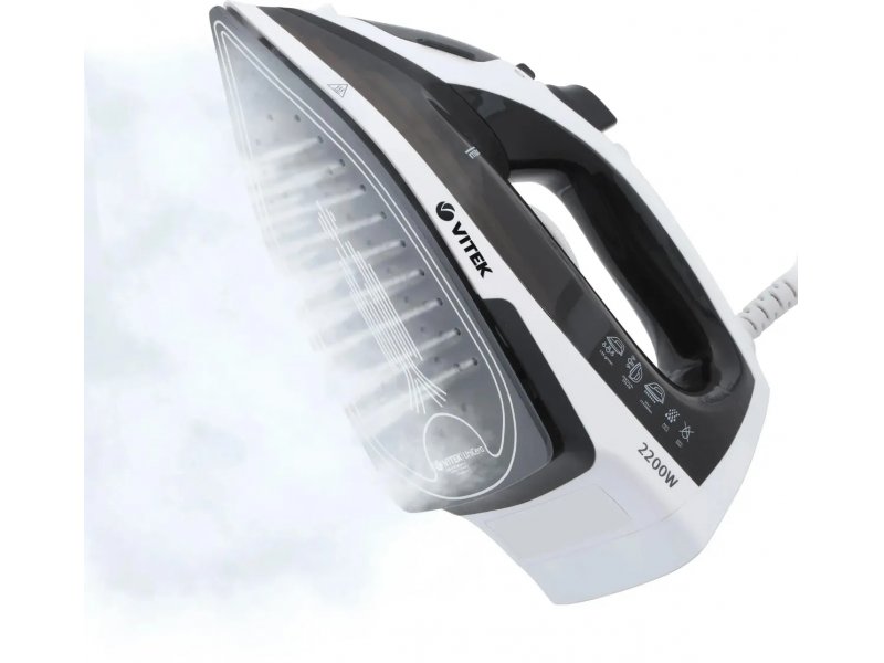 Утюг Vitek VT-8338 серый/белый