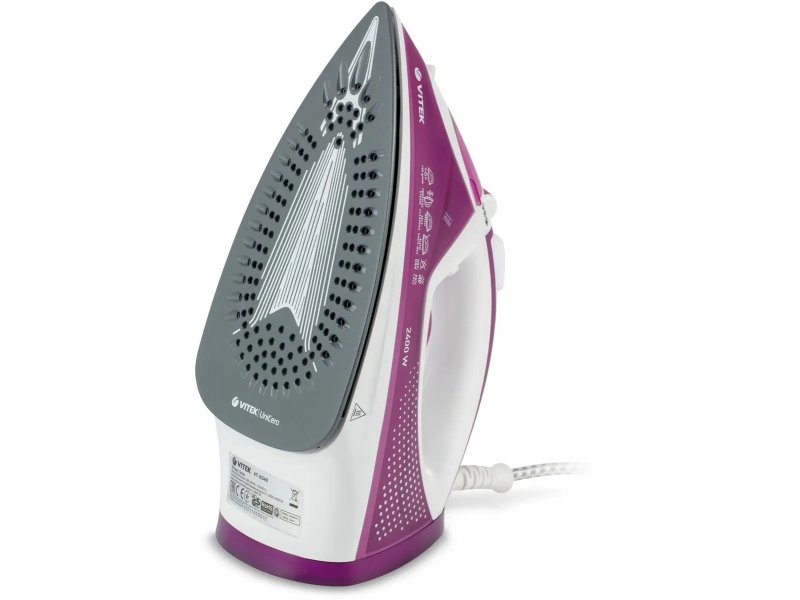 Утюг Vitek VT-8346 белый/фиолетовый