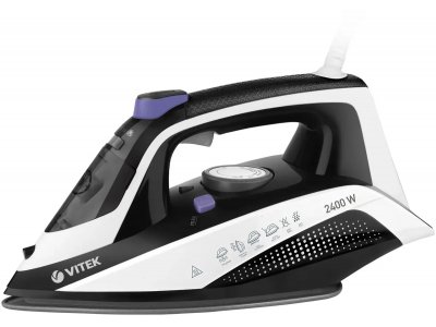 Утюг Vitek VT-8360 черный/белый Утюг Vitek VT-8360 черный/белый