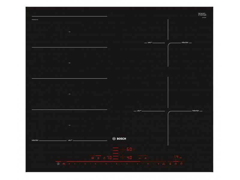 Встраиваемая индукционная варочная панель Bosch PXE601DC1E
